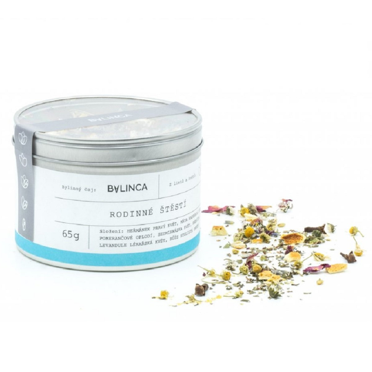 Rodinné štěstí - čajová směs - bylinný čaj - 65 g