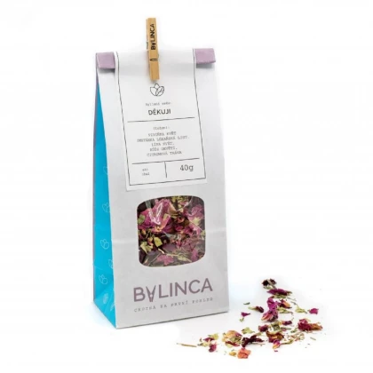 Děkuji - čajová směs - bylinný čaj - 45 g