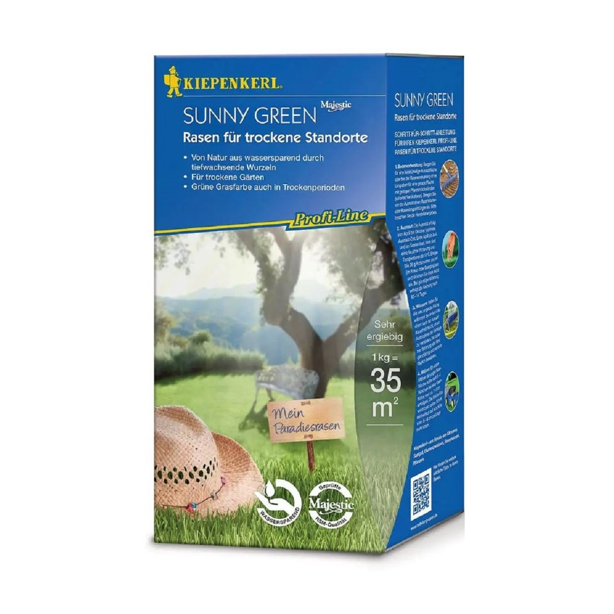 Trávník pro suchá stanoviště - semena Kiepenkerl - směs - 1 kg