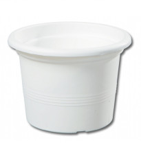 Květináč Campanula bílý - 15 x 11 cm - 1 ks