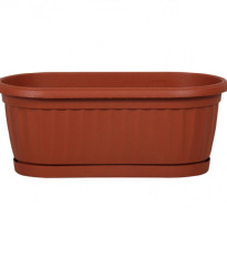 Samozavlažovací truhlík terakota - 32 cm - 1 ks