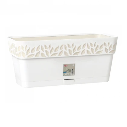Samozavlažovací truhlík CLOE bílý - 30 cm - 1 ks