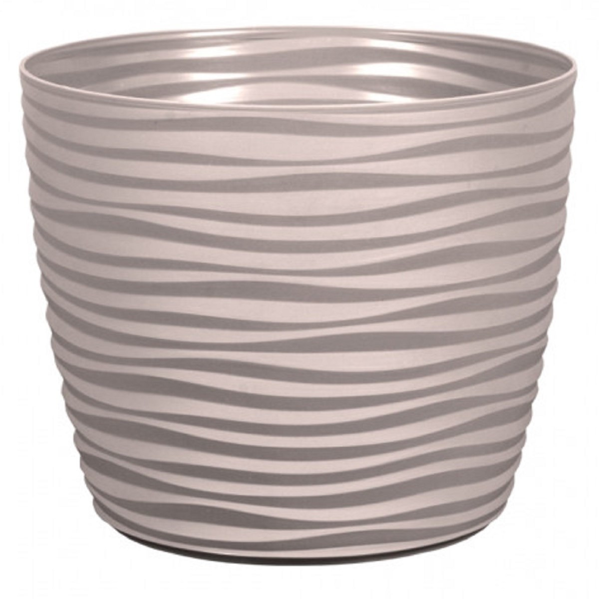 Obal na květináč SAHARA hnědošedý - 15 x 12 cm - 1 ks