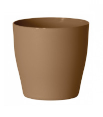 Obal na květináč LIVING světle hnědý - 13 x 13 cm - 1 ks