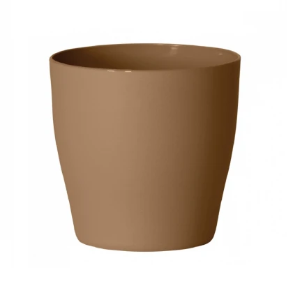 Obal na květináč LIVING světle hnědý - 13 x 13 cm - 1 ks