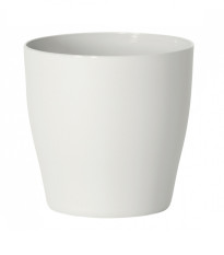 Obal na květináč LIVING bílo béžový - 15 x 15 cm - 1 ks