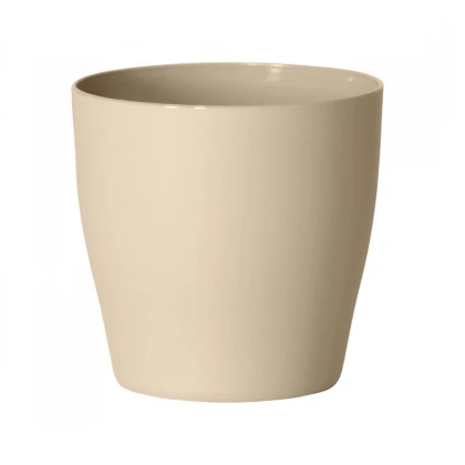 Obal na květináč LIVING tmavě béžový - 15 x 15 cm - 1 ks