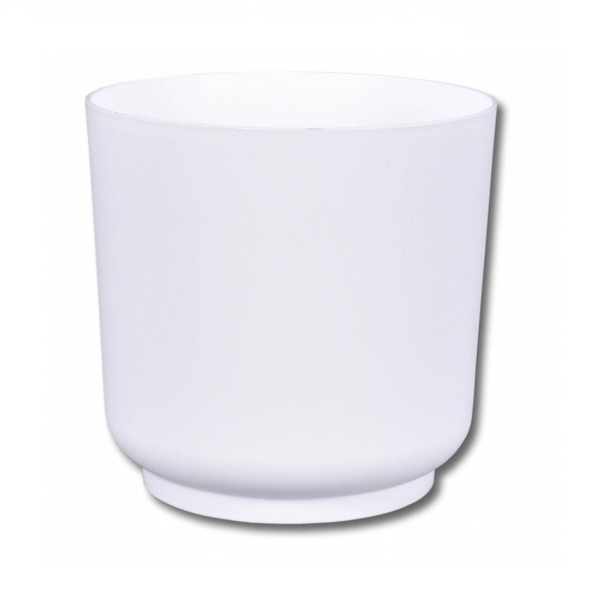 Obal na květináč SATINA bílý - 15 x 15 cm - 1 ks