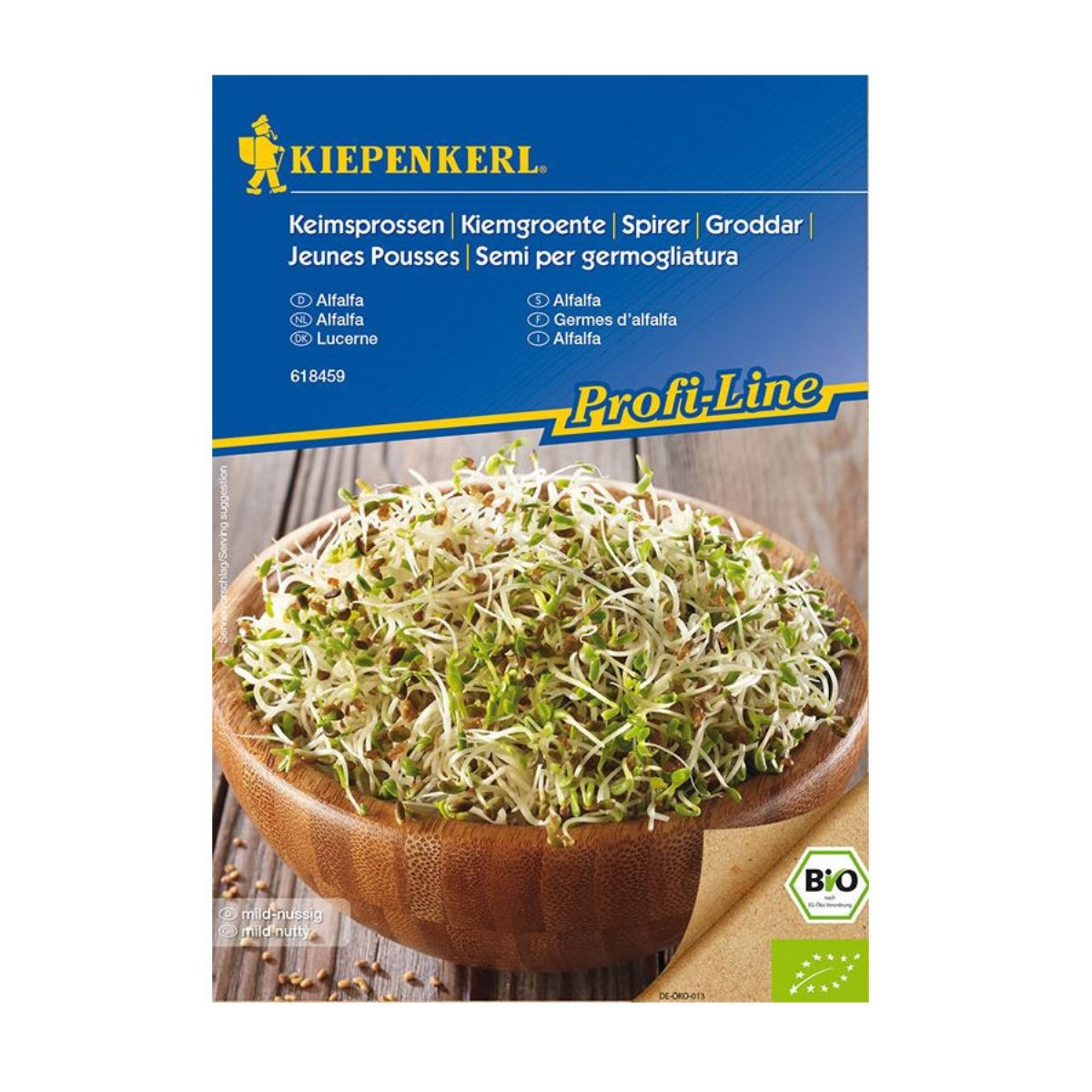 BIO Alfalfa - Vojtěška - Medicago sativa - bio semena na klíčení - 40 g