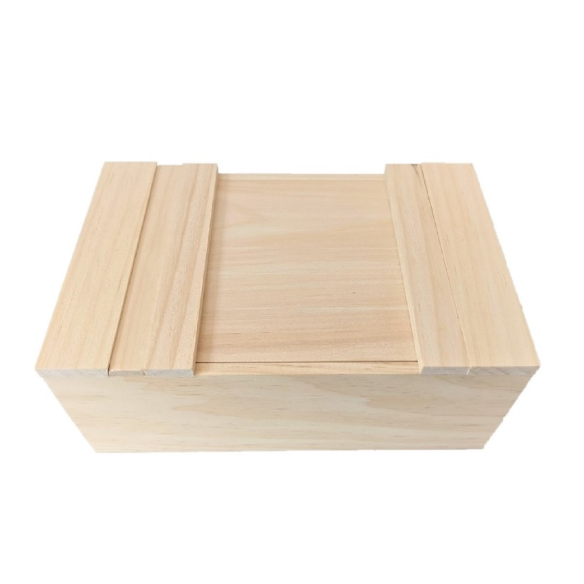 Krabička dřevěná - uzavíratelný box - 1 ks