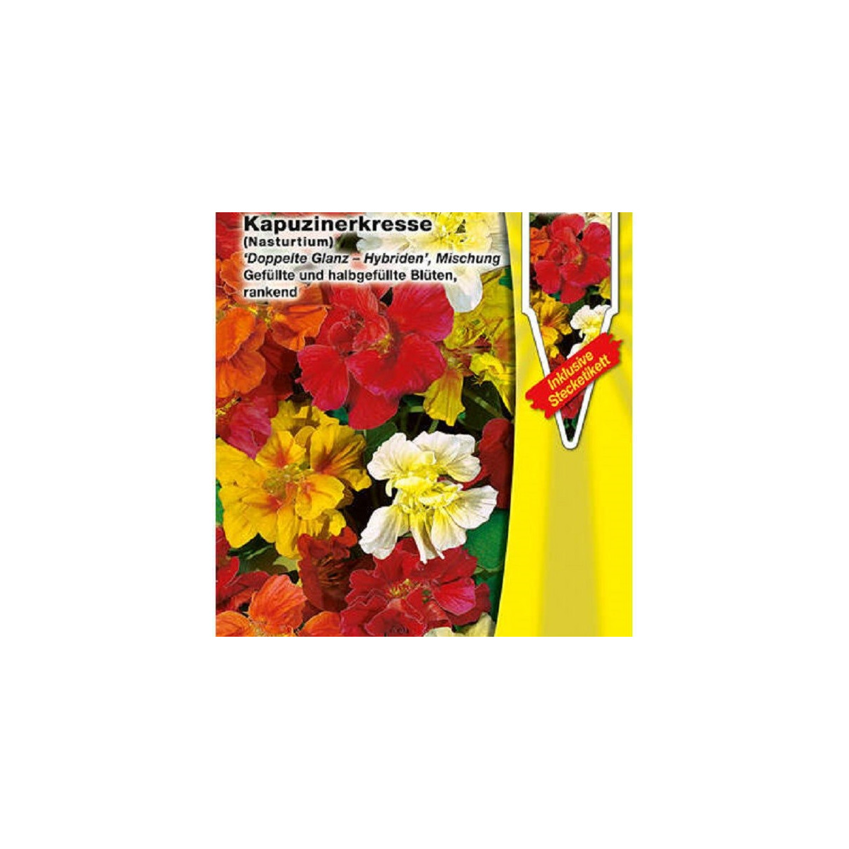 Lichořeřišnice popínavá Doppelte Glanz směs - Tropaeolum majus - semena lichořeřišnice - 15 ks