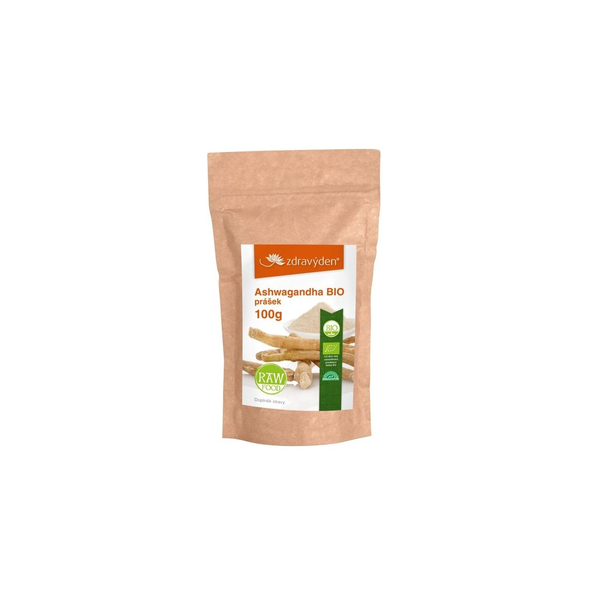Ašvaganda BIO - Withania somnifera - mletý kořen - bio kvalita - 100 g