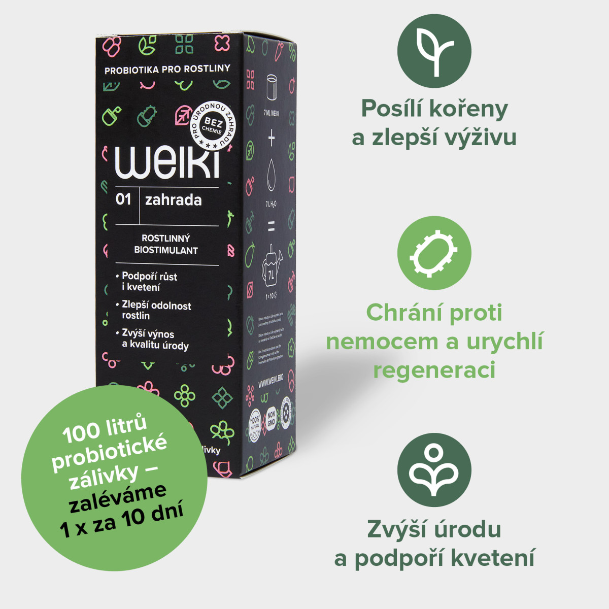 Probiotika Weiki pro celou zahradu - 100 ml