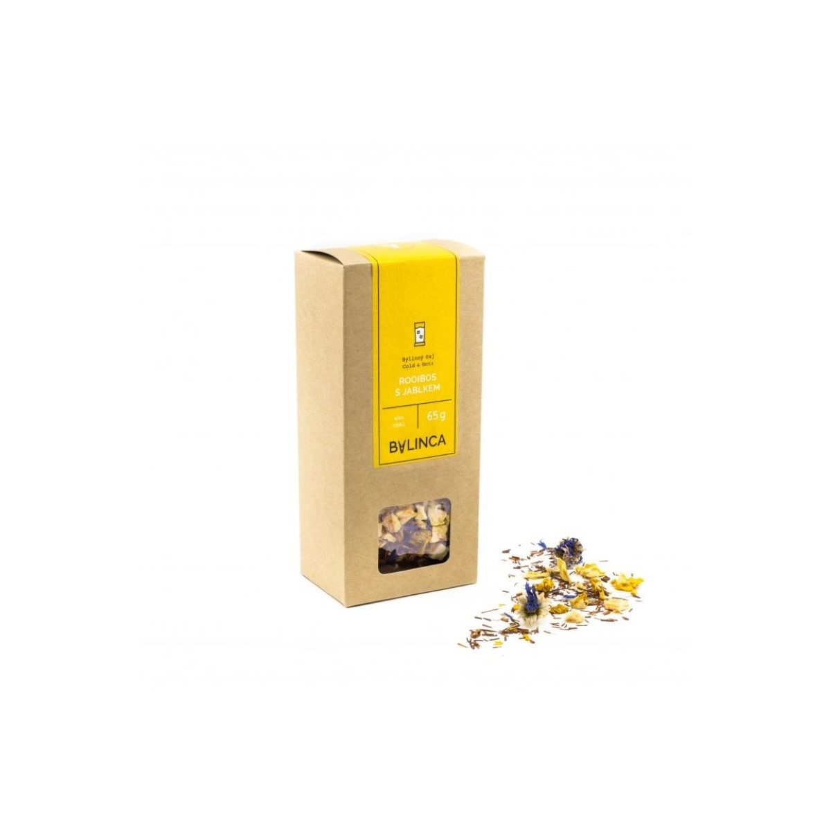 Rooibos s jablkem BIO - bylinná čajová směs - bio kvalita - 65 g