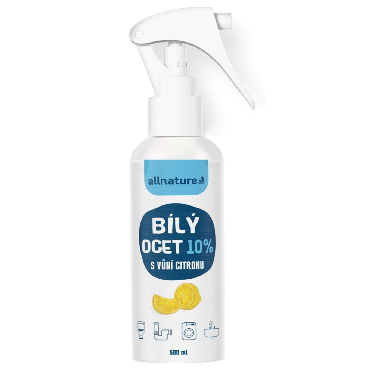 Bílý ocet s vůní citrónu 10 % - sprej - 500 ml