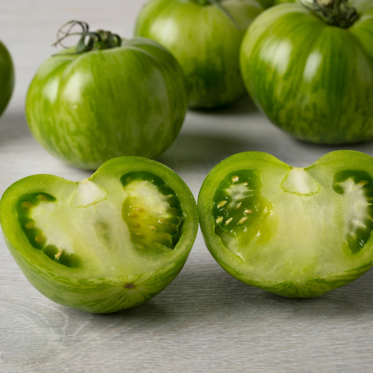 Paradicsommagok – karós paradicsom Zöld zebra – Solanum lycopersicum