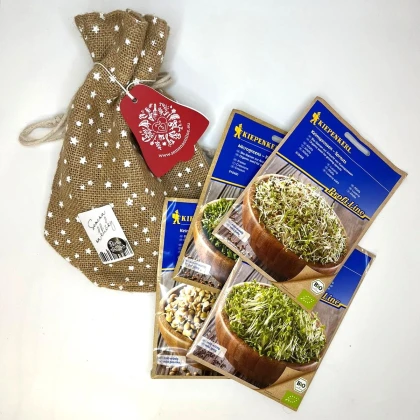 Dárkový balíček semen na klíčky - dárkové balení zdarma