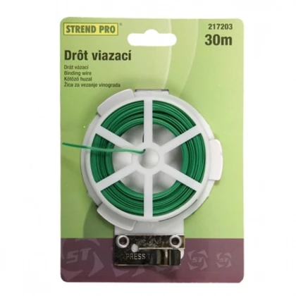Drátek vázací - zelený - 1 ks