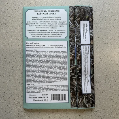 Horská louka - semena Planta Naturalis - směs - 10 g