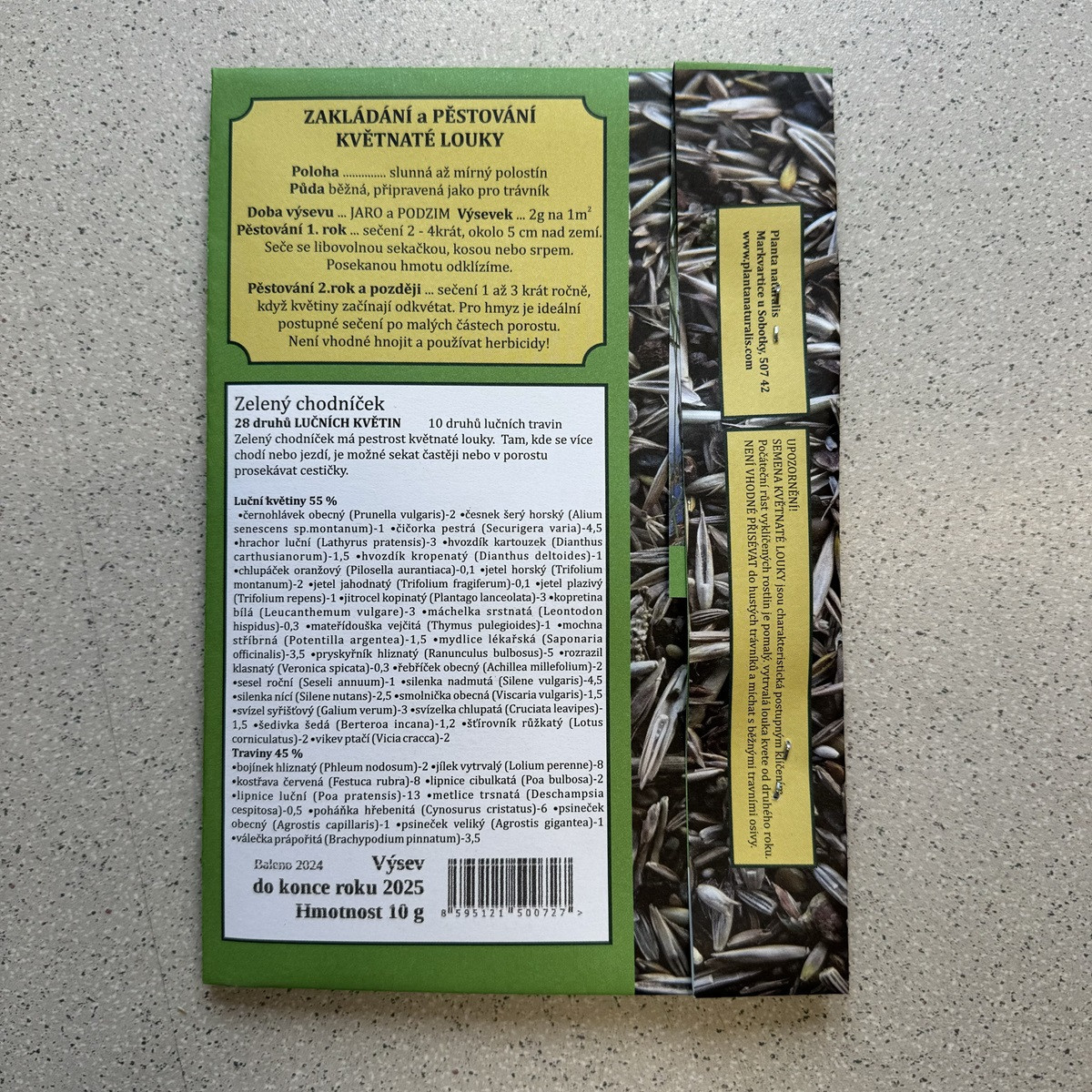 Zöld ösvény - Planta Naturalis magok - keverék - 10 g