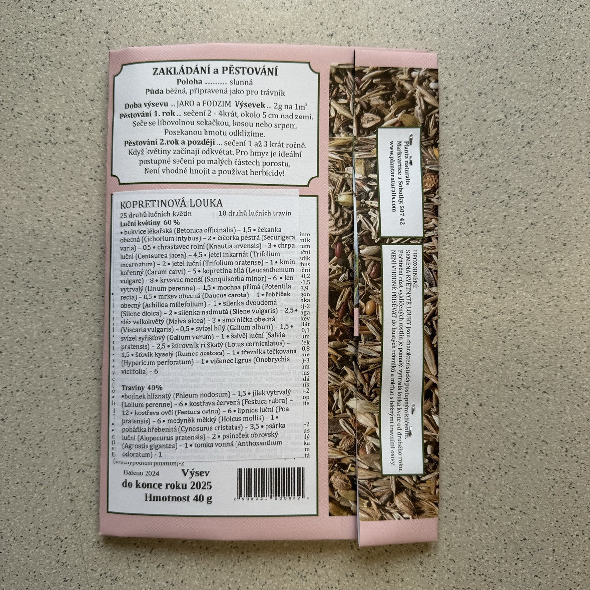 Kopretinová louka - semena Planta Naturalis - směs - 40 g