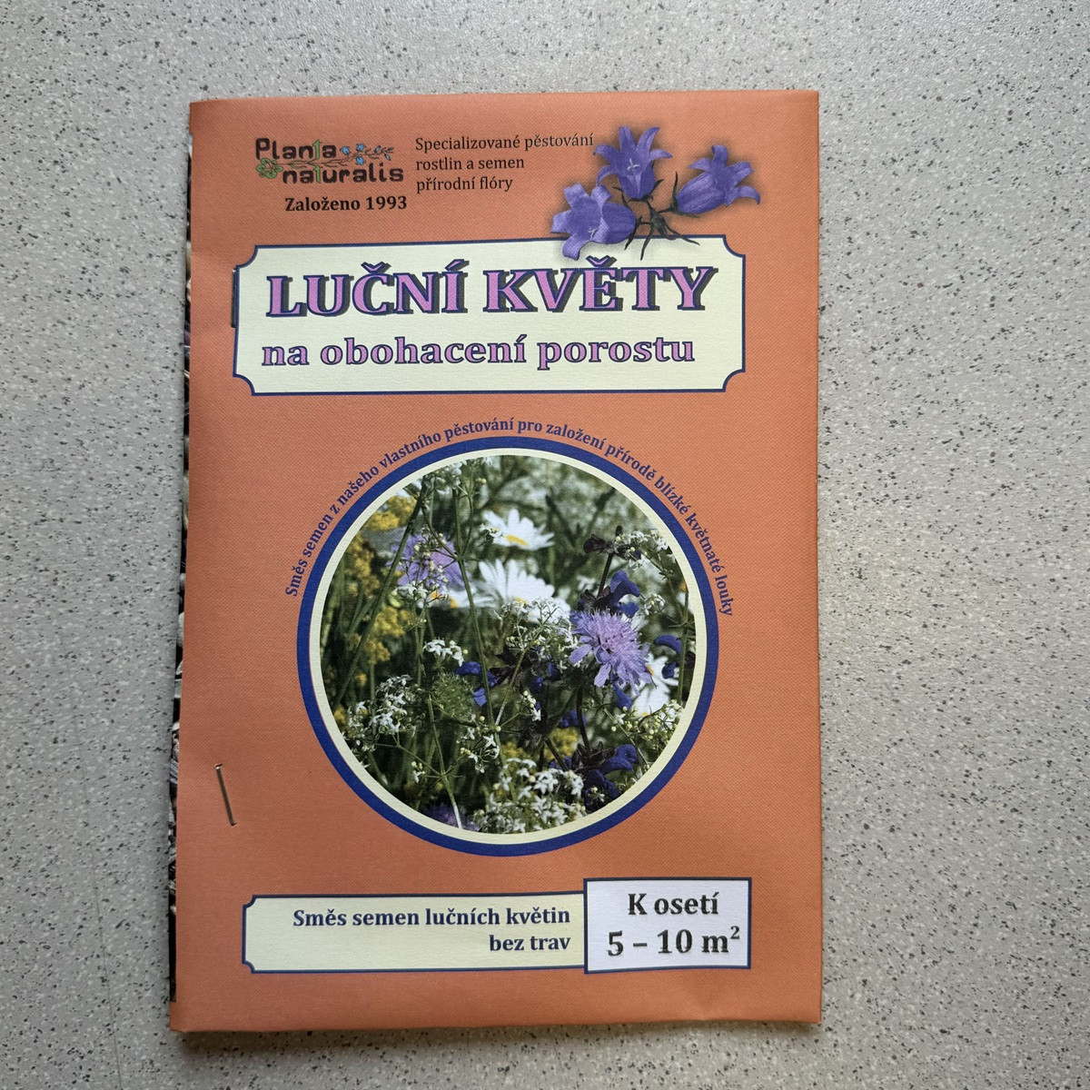 Luční květy na obohacení porostu - semena Planta Naturalis - směs - 10 g