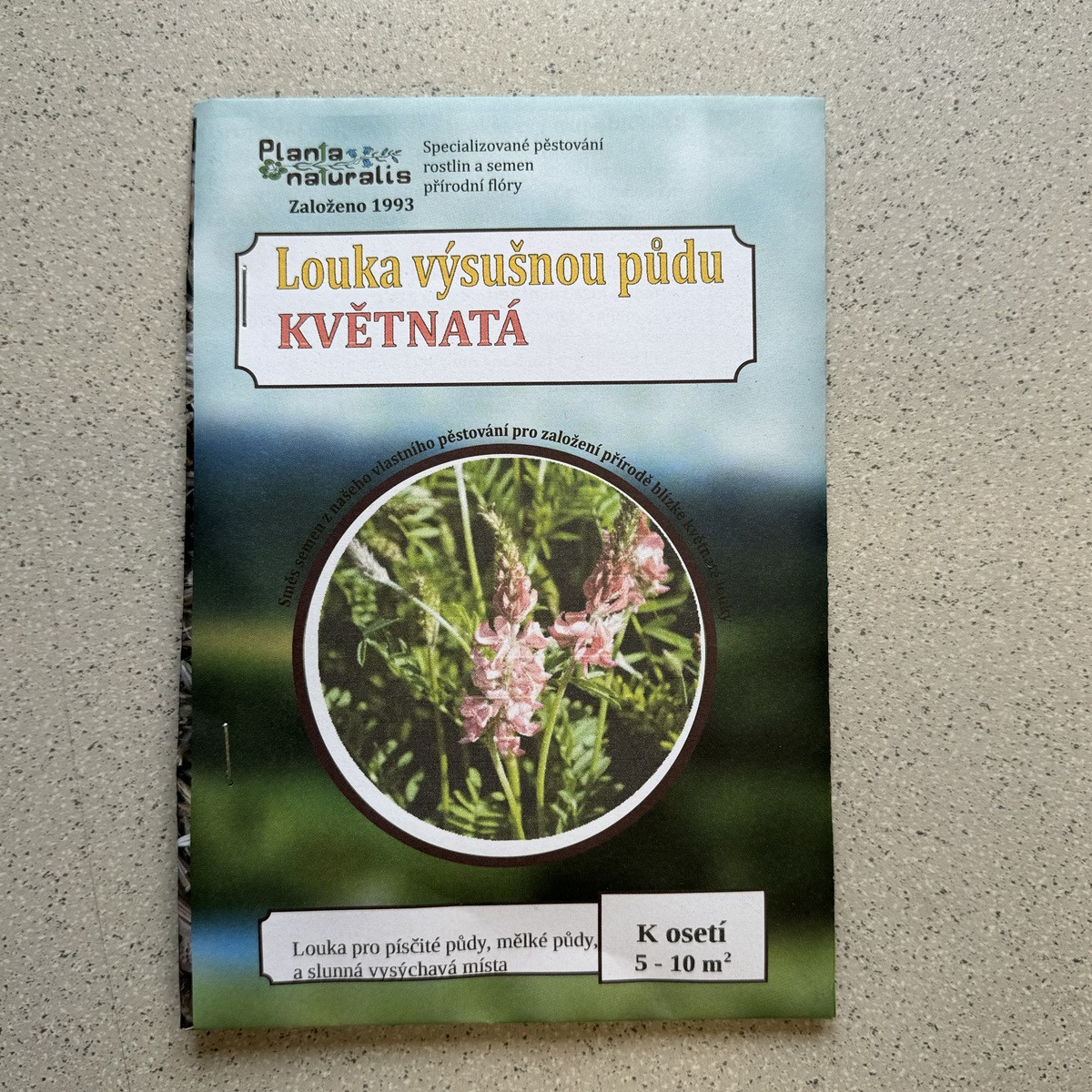 Louka na výsušnou půdu - semena Planta Naturalis - květnatá směs -10 g