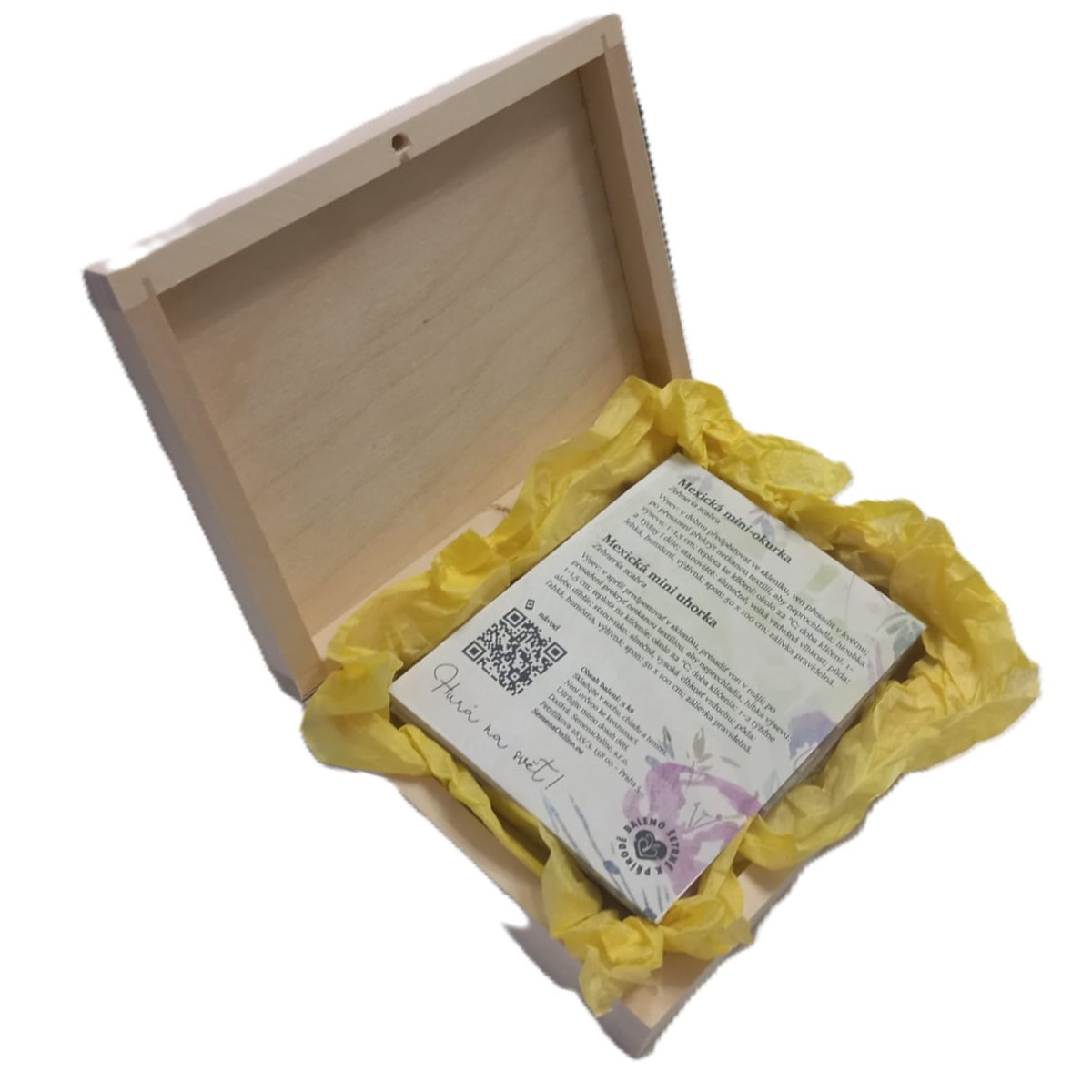 Top semínka v dárkové krabičce