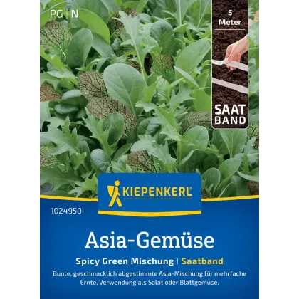 Mix asijských salátů - výsevný pásek - 1 ks
