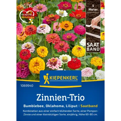 Ostálka trio Bumblebee, Oklahoma a Liliput - výsevný pásek - 1 ks