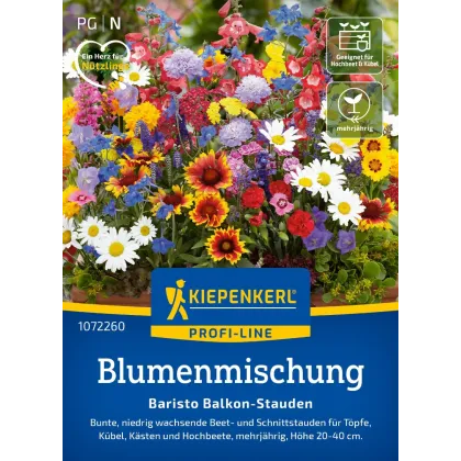 Květinová směs Baristo - trvalky na balkón - semena Kiepenkerl - 1 ks