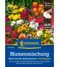 Vetőszalag magokkal – egynyári virágok keveréke erkélyládához