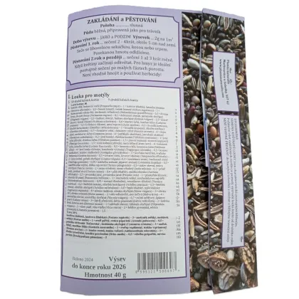 Louka pro motýly - semena Planta Naturalis - směs - 10 g