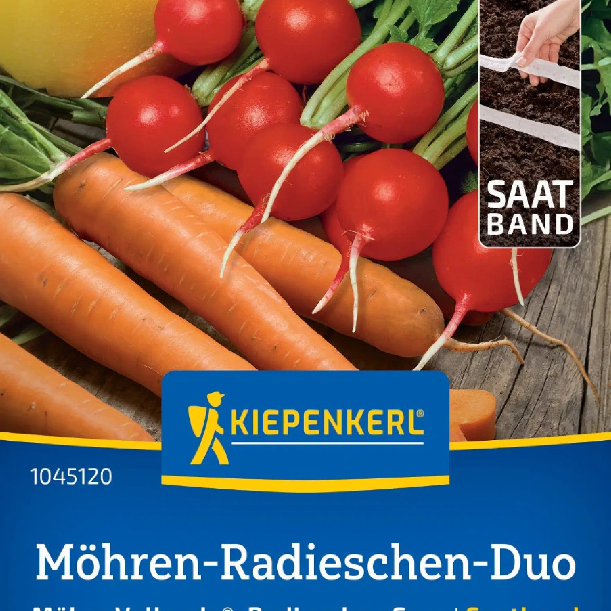 Semena mrkve a ředkvičky - výsevný pásek - 5 m