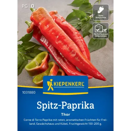 Paprika Thor F1 - Capsicum annuum - semena papriky - 7 ks