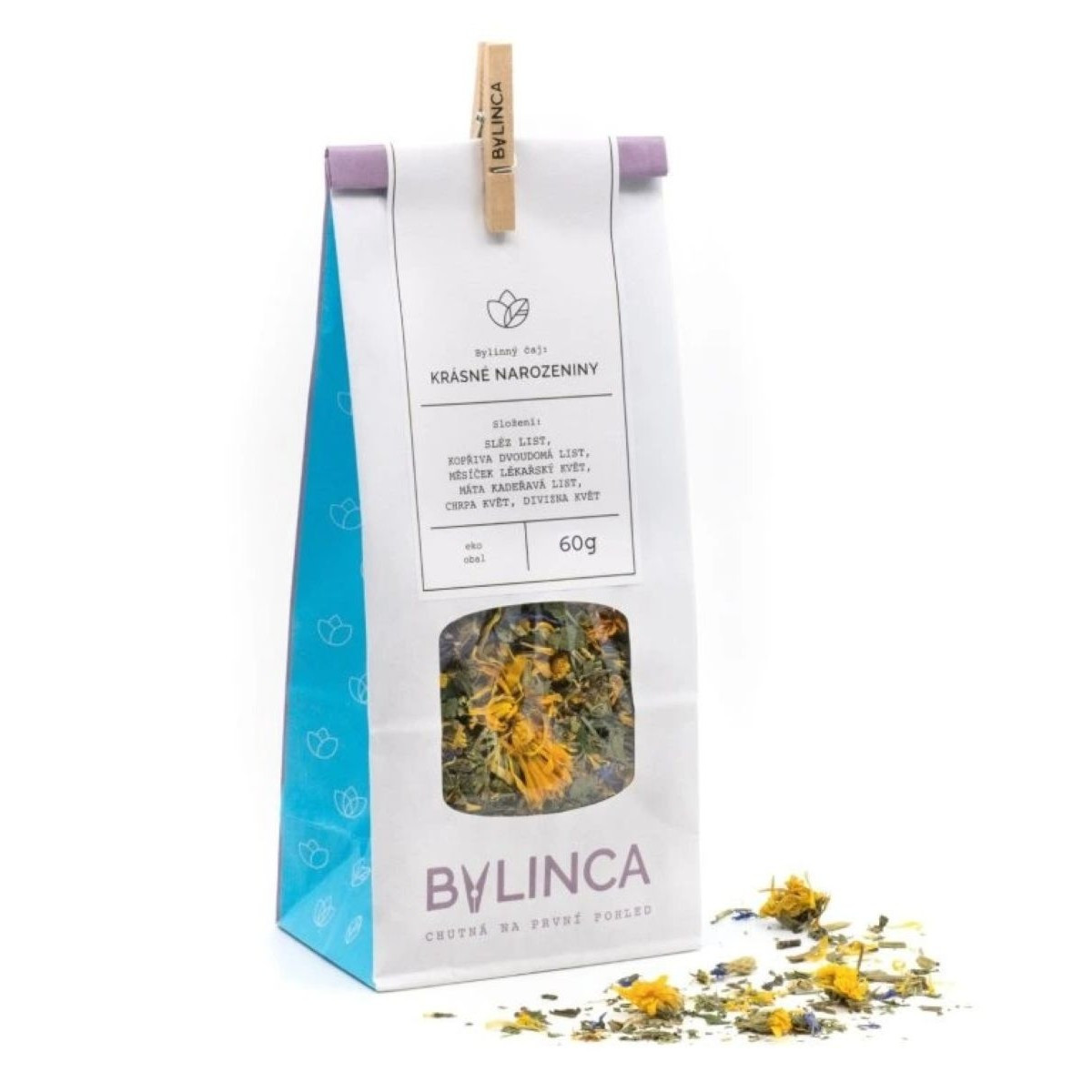 Krásné narozeniny - čajová směs - bylinný čaj - 60 g