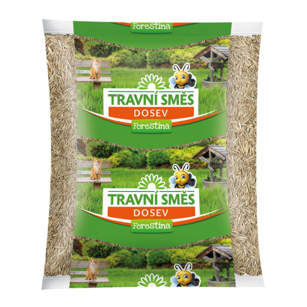 Trávník na dosev - semena Forestina - směs - 500 g