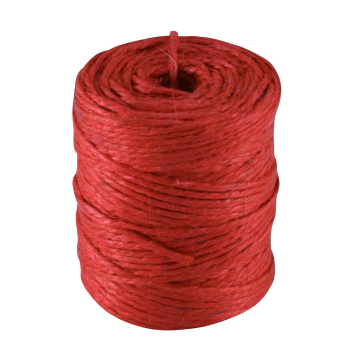 Juta - jutový provázek na cívce - červený - 70 m - Strömshaga AB - 1 ks