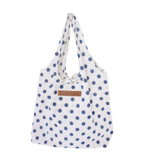 Bavlněná taška s modrými puntíky - Strömshaga AB - 1 ks