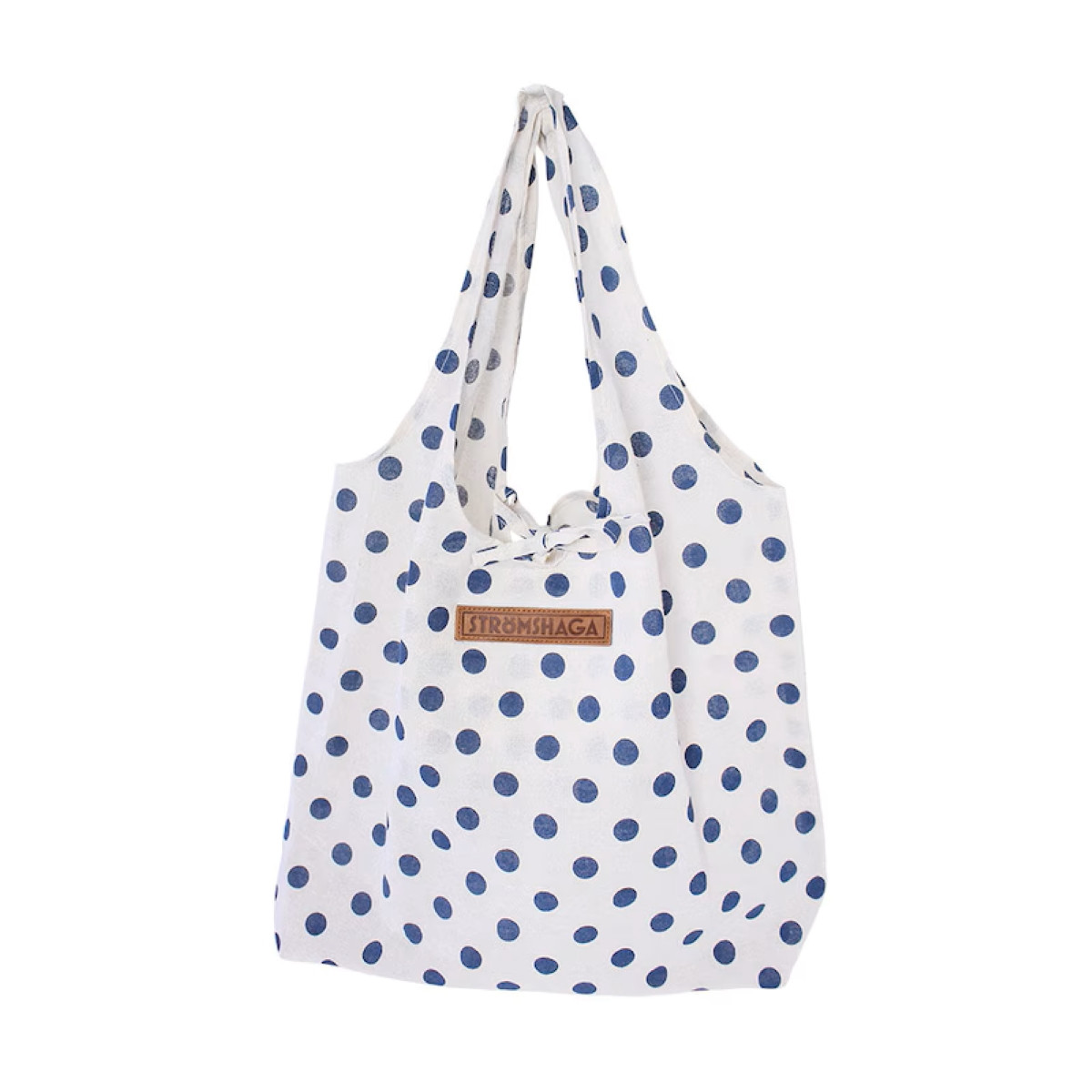 Bavlněná taška s modrými puntíky - Strömshaga AB - 1 ks