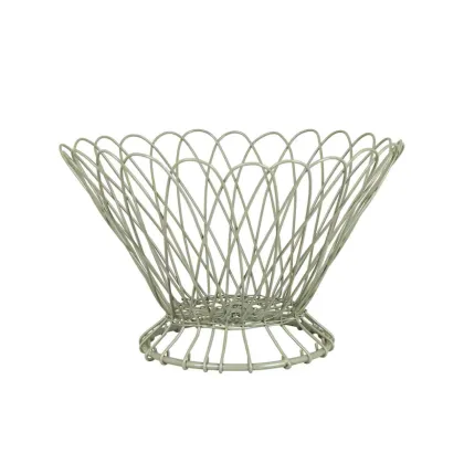 Drátěný košík - zelený - Strömshaga AB - 1 ks