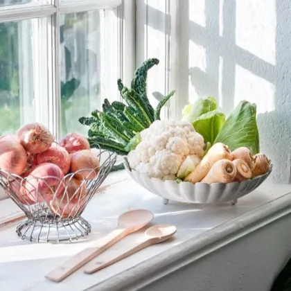 Drátěný košík - antik zinek - Strömshaga AB - 1 ks