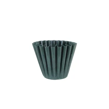 Kovový květináč Ronja - zelený - vel. S - Strömshaga AB - 1 ks