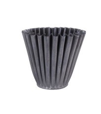 Kovový květináč Ronja - šedo-béžový - vel. L - Strömshaga AB - 1 ks