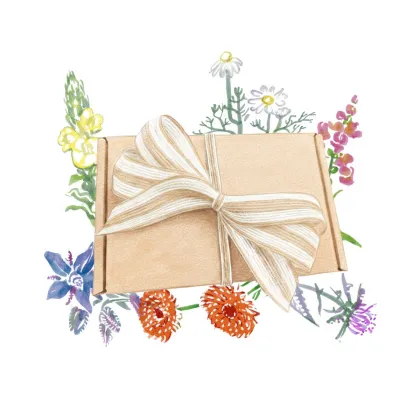 Dárkový balíček jedlých květů - sada semínek