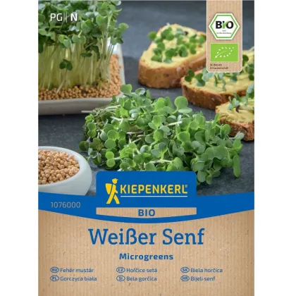 BIO Fehér mustár - mikrozöldek - 50 g