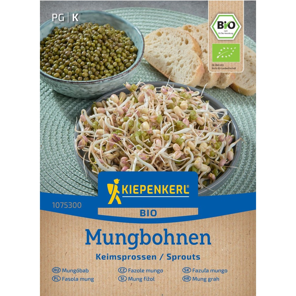 Bio semena ke klíčení fazole Mungo - prodej bio semínek