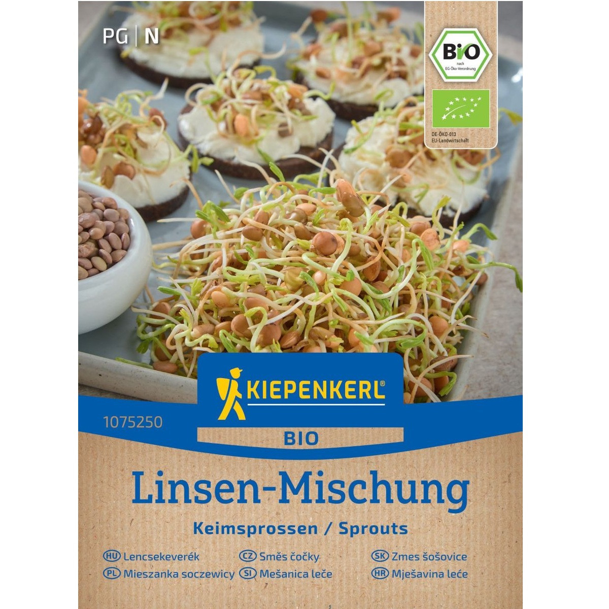 BIO Lencse keverék - bio magok csíráztatáshoz - 40 g