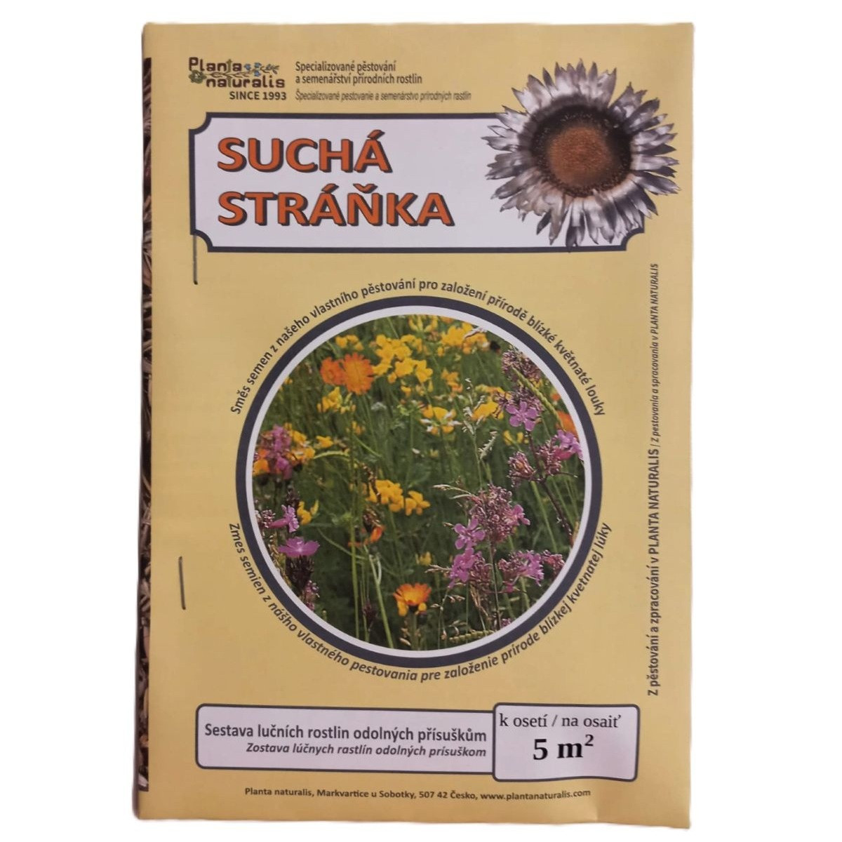 Suchá stráňka – luční kvítí – směs – semena Planta Naturalis