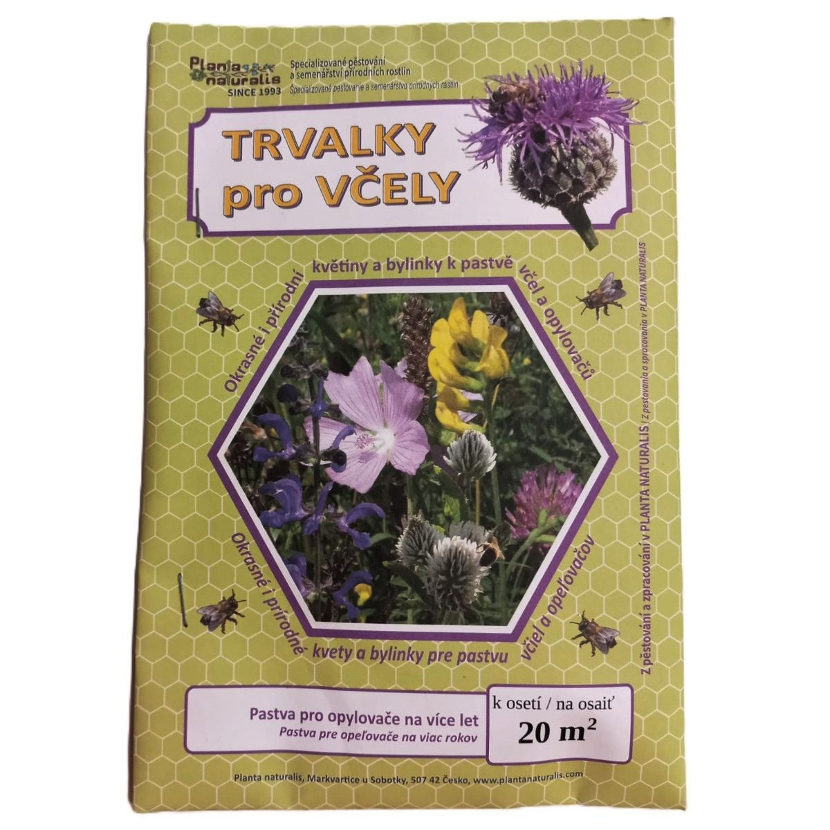 Kitartó virágok méheknek - Planta Naturalis magok - keverék - 40 g
